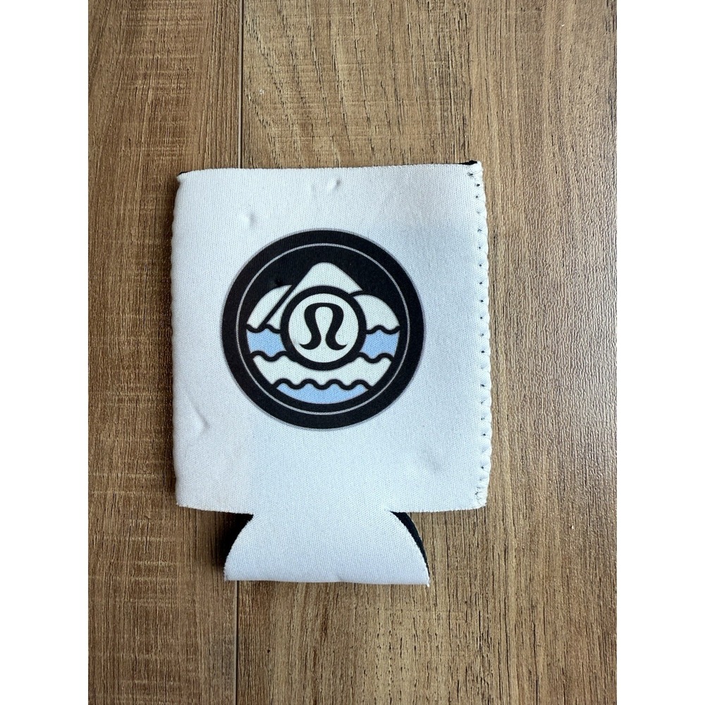 Lululemon Limited Edition‎ White with Logo Can Koozie